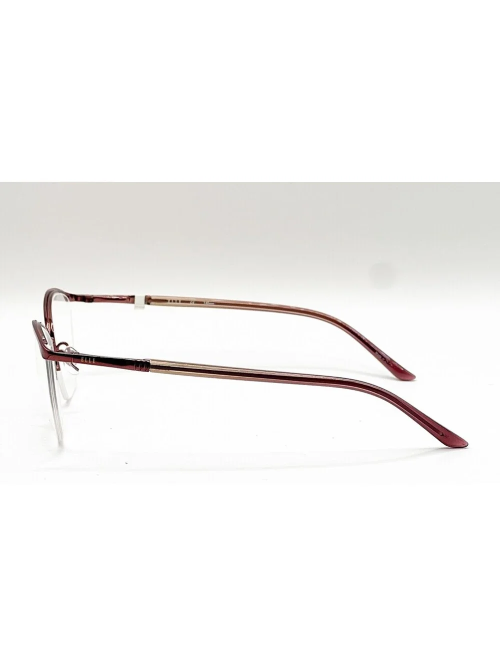 Elle EL13502 WI Wine Cat Eye Authentic Eyeglass Frames 53-17-140